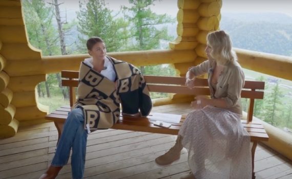 Кадр из интервью Блиновской Собчак